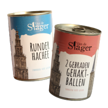 Blikvlees van de slager